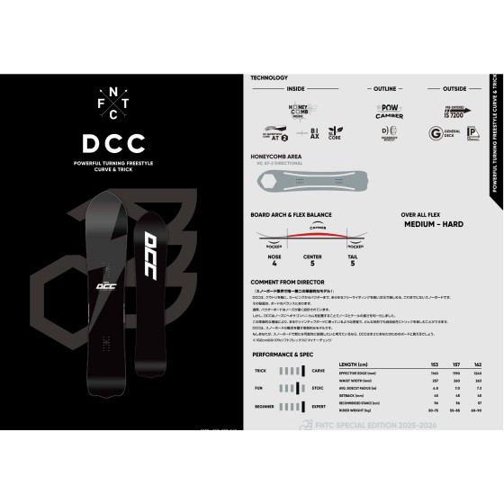 2025-2026 FNTC DCC Snowboards